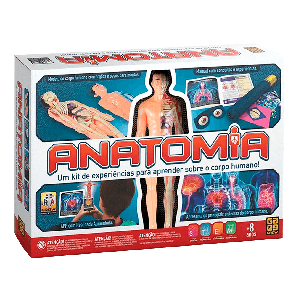 Jogo Anatomia (Orgãos e Sistema Corpo Humano) - Loja Grow