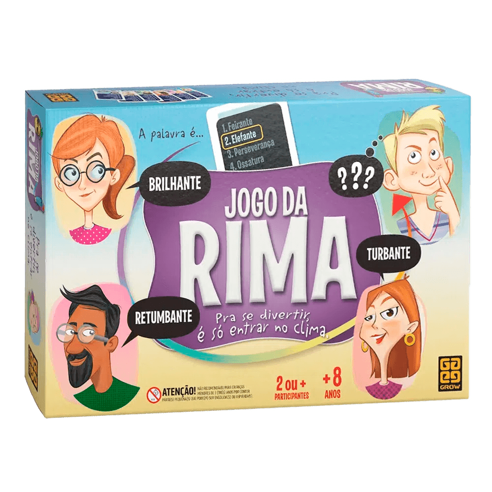 Jogo da Rima Grow - Loja Grow