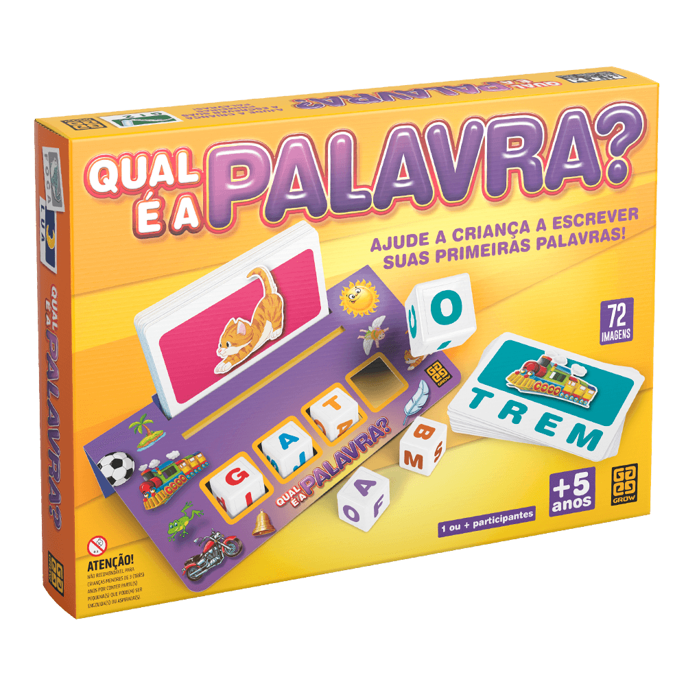 Jogo Forme Palavras Português/Inglês - Brinquedos Educativos e