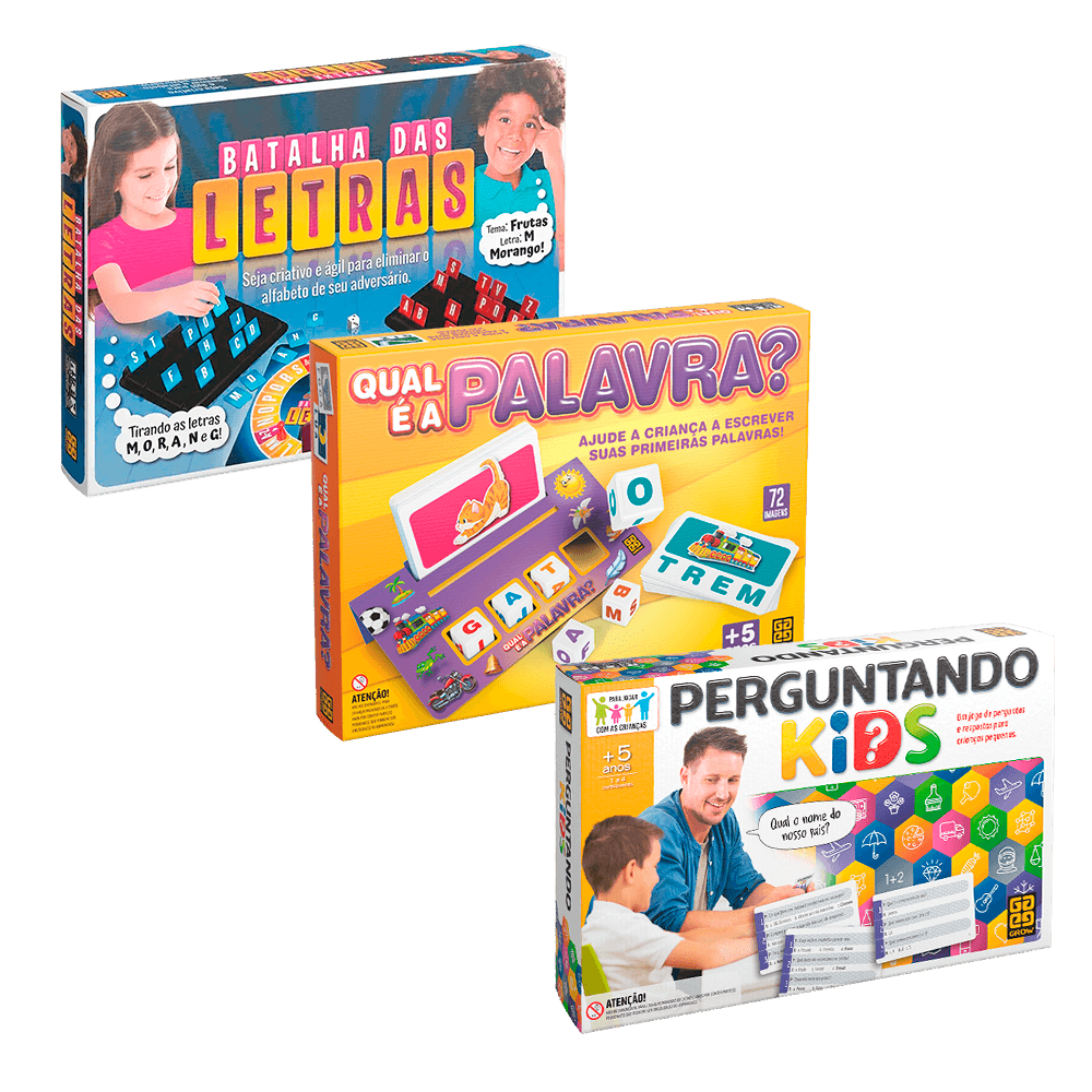 Combo Jogos Infantis - Ref.3 - Loja Grow