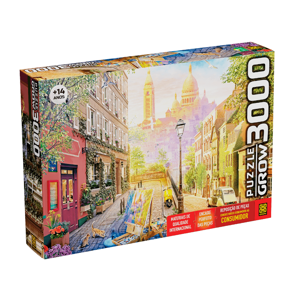 Puzzle 3000 peças Montmartre - Loja Grow