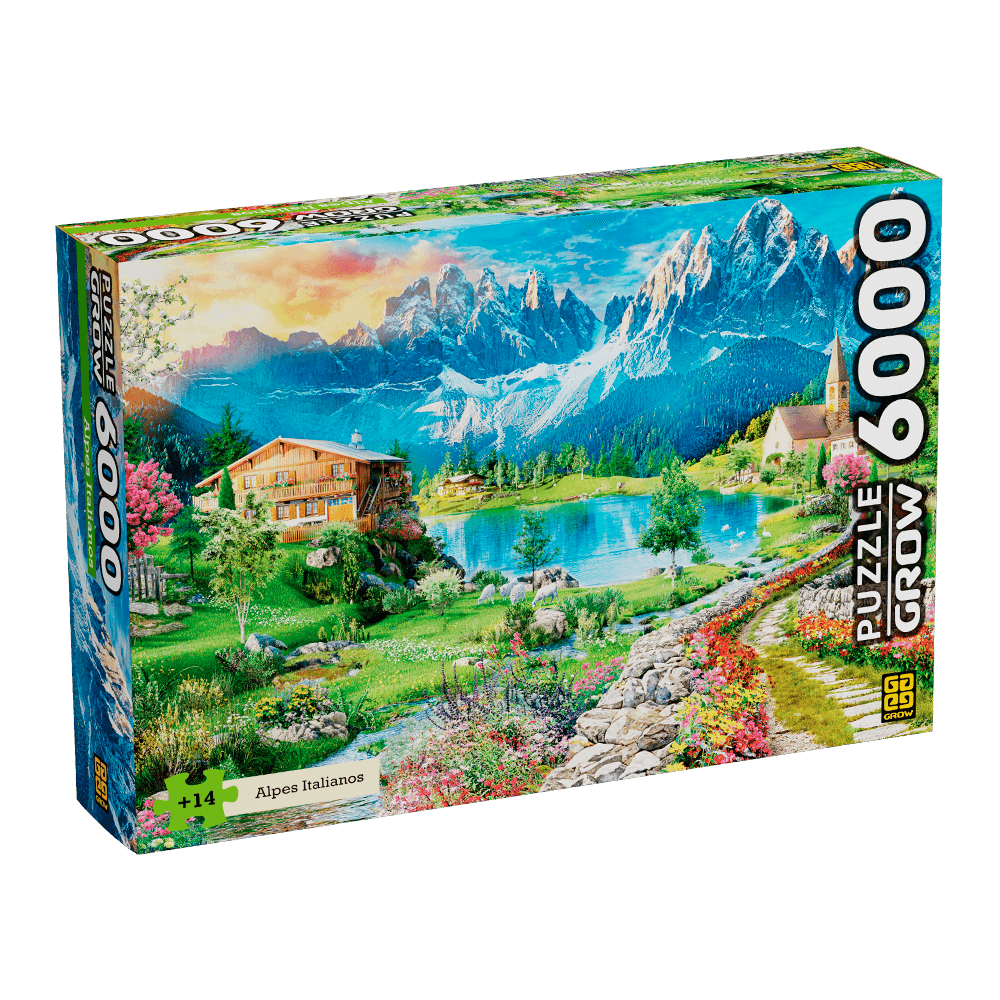 Puzzle 6000 peças Alpes Italianos - Loja Grow