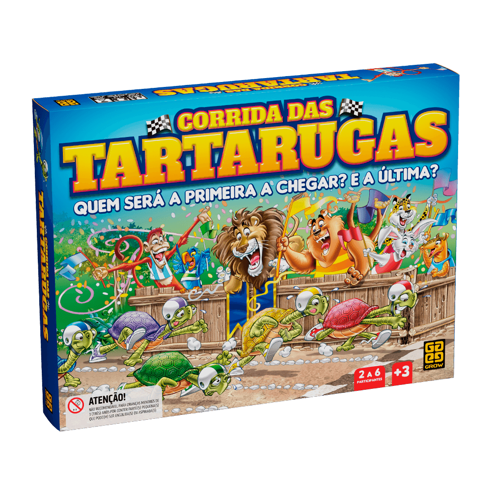 Jogo de Tabuleiro Corrida das Tartarugas - Loja Grow