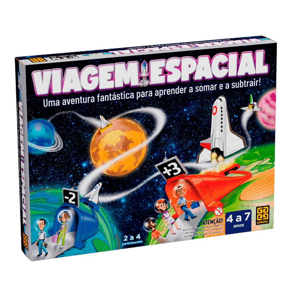 Jogo de Tabuleiro Viagem Espacial - Loja Grow