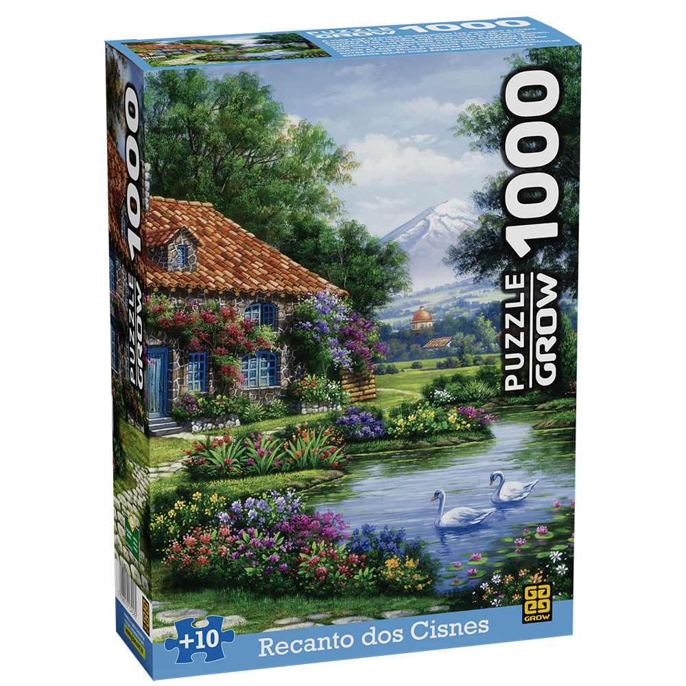 Quebra-Cabeça Puzzle 6.000 Peças Recanto das Flores