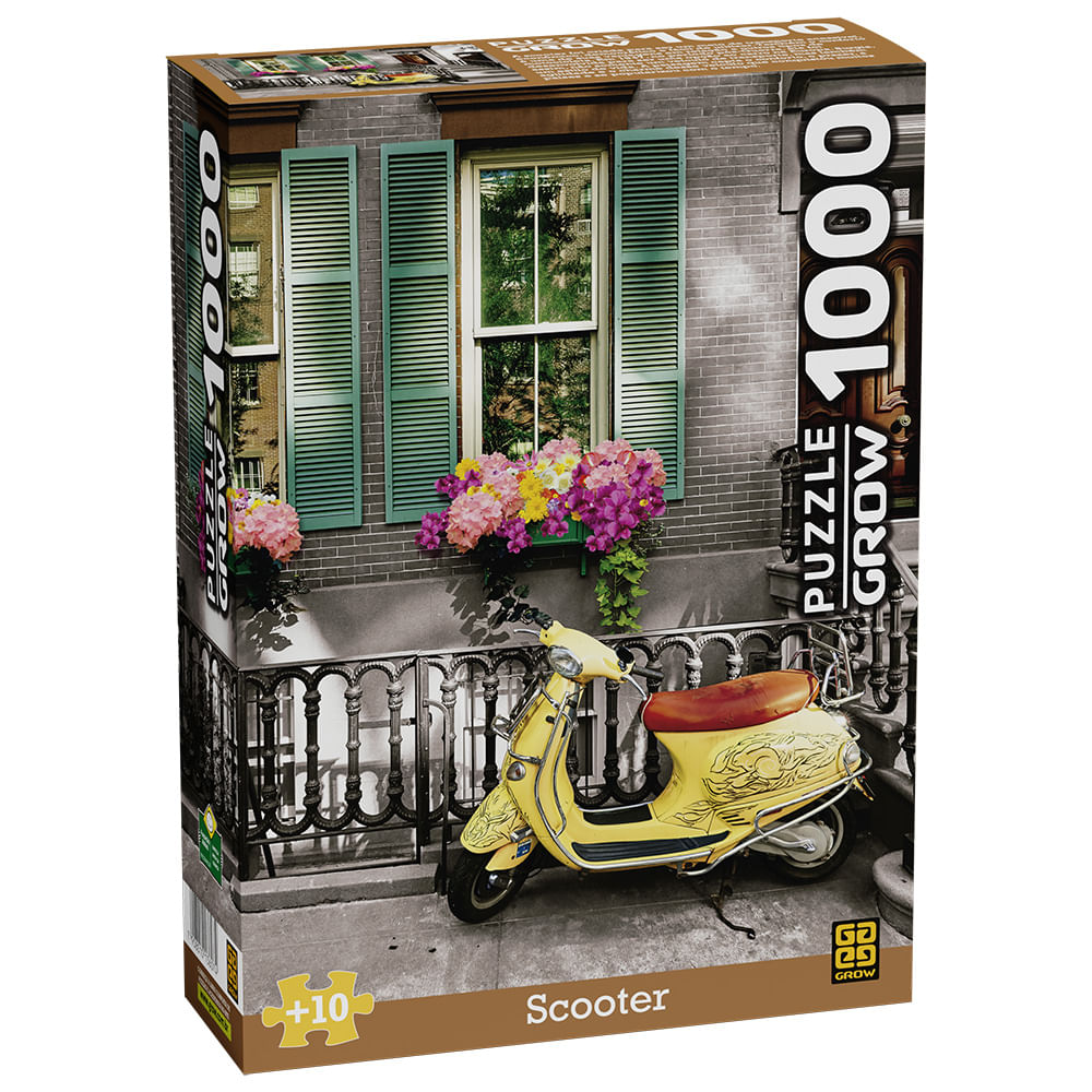 Puzzle 1000 peças Scooter - Loja Grow