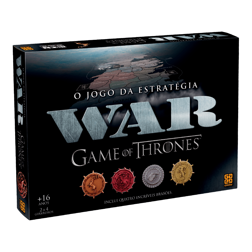 Brinquedo Jogo War Game Of Thrones Táticas e Estratégias - Grow