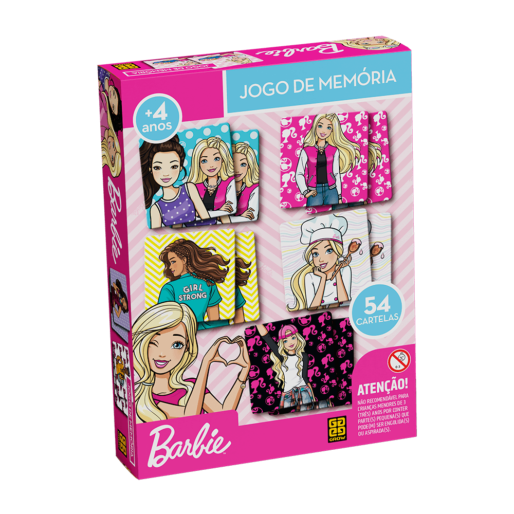 Jogo de Memória Barbie - Loja Grow