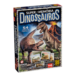 Jogo Supermemória Dinossauros - Loja Grow