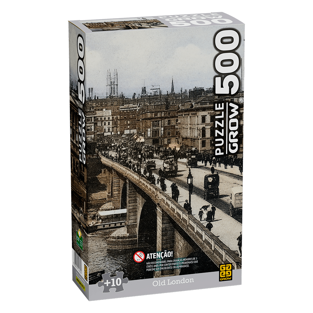 Quebra-Cabeça - Londres - 500 Peças - Grow - superlegalbrinquedos