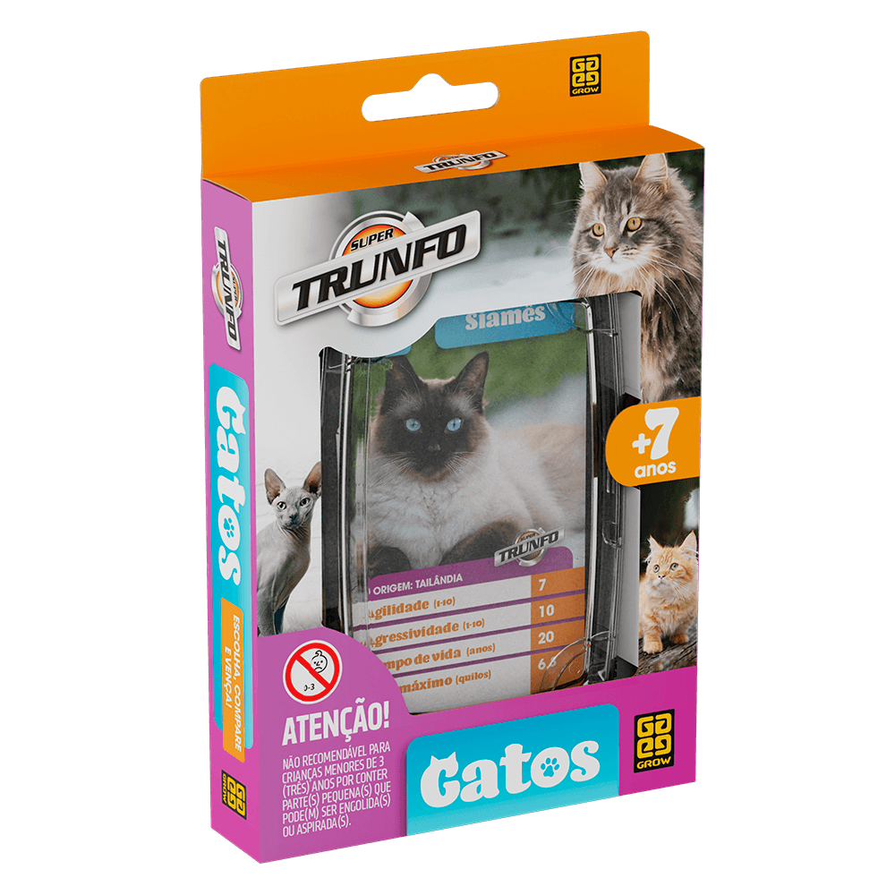 Super Trunfo Gatos - Loja Grow