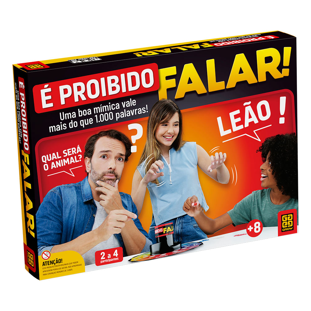 Jogo É Proíbido Falar - Loja Grow