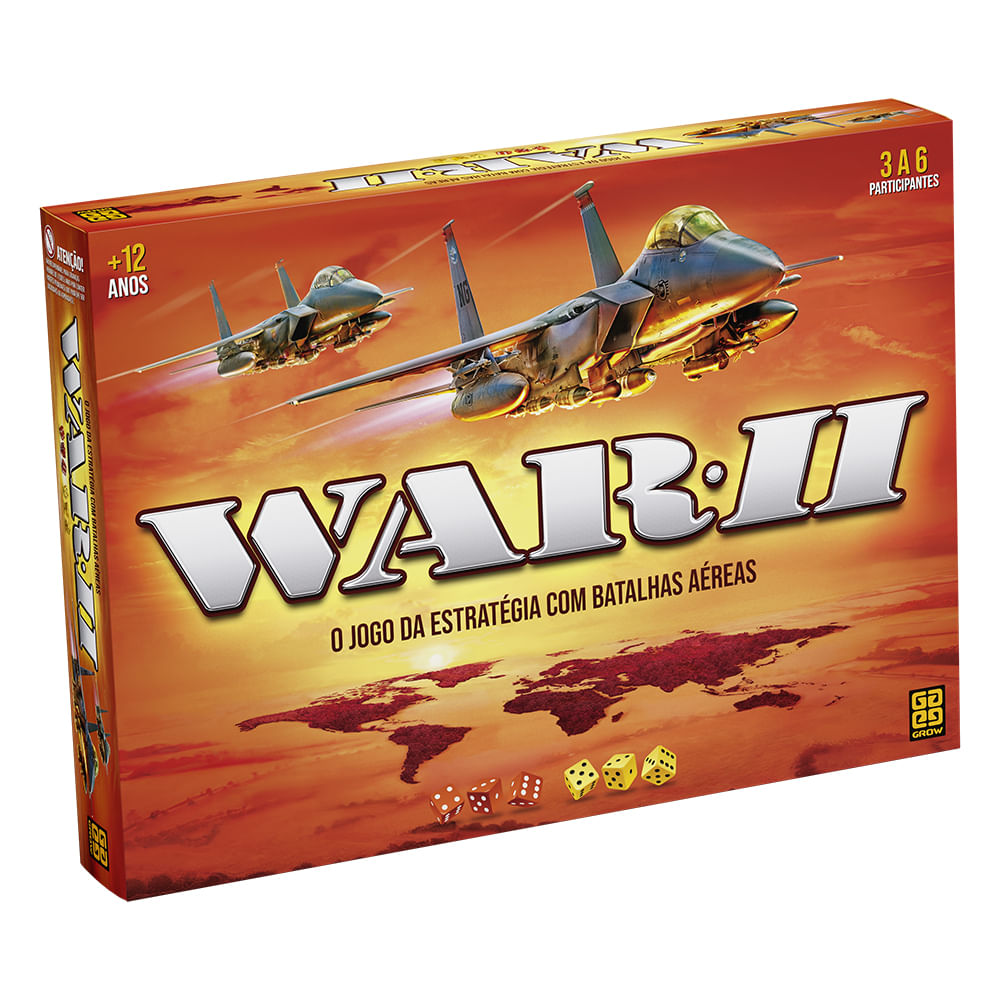 Jogo De Tabuleiro War Clássico Original Grow