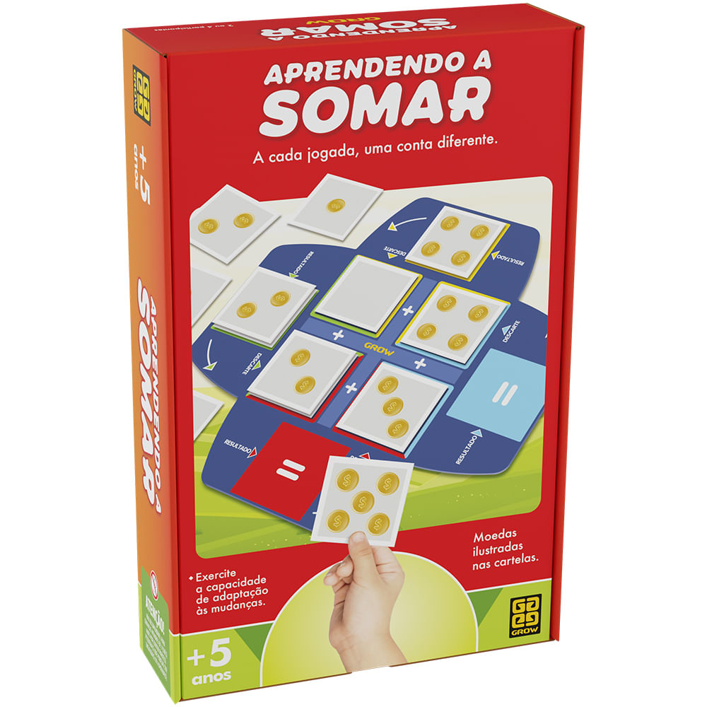 Jogo Aprendendo a Somar - Loja Grow