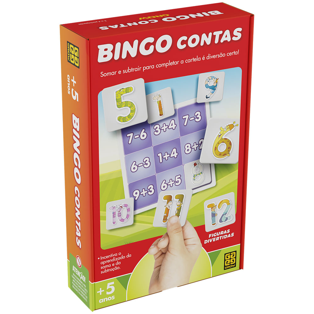 Jogo Bingo Contas - Loja Grow