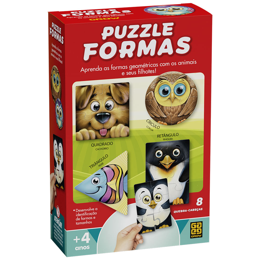 Puzzle Formas - Loja Grow