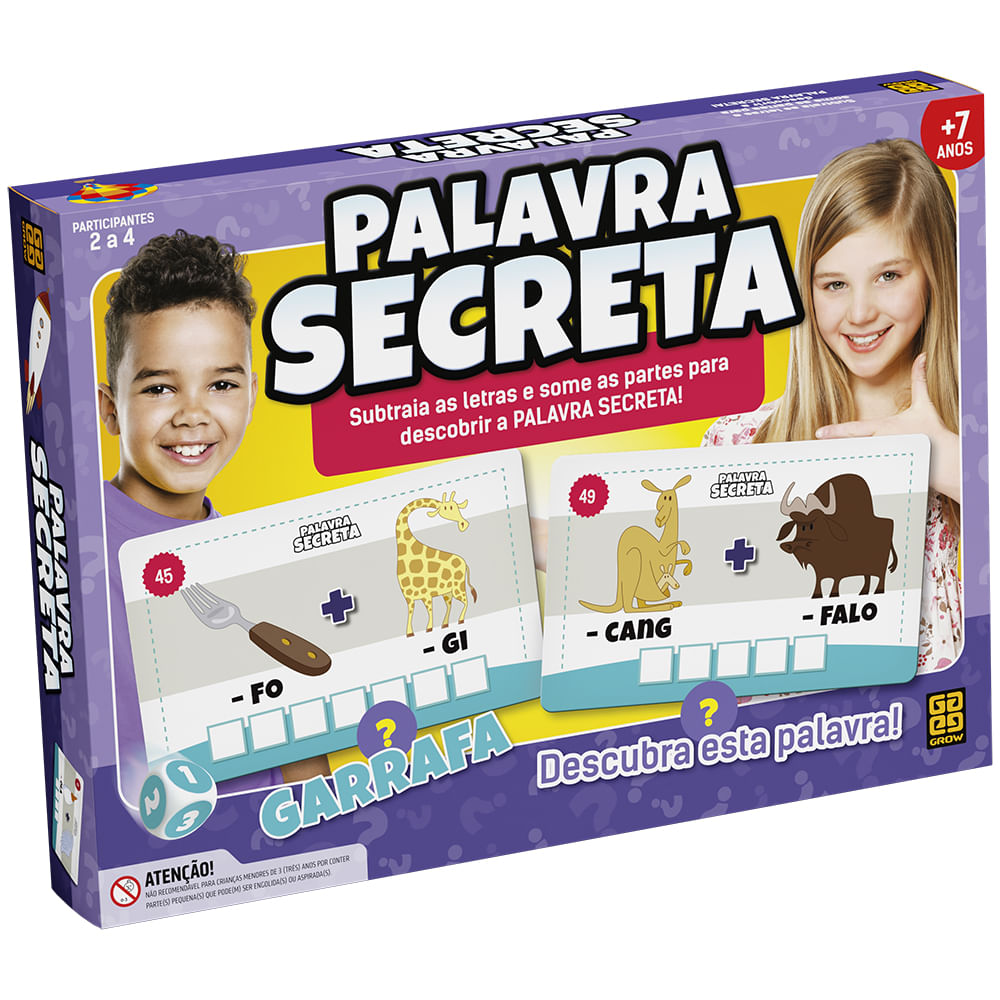 Jogo Educativo Qual é a Palavra? - Loja Grow