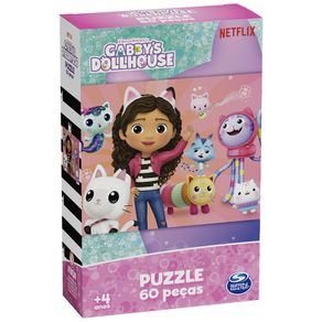 Puzzle 60 peças Gabby's Dollhouse - Loja Grow