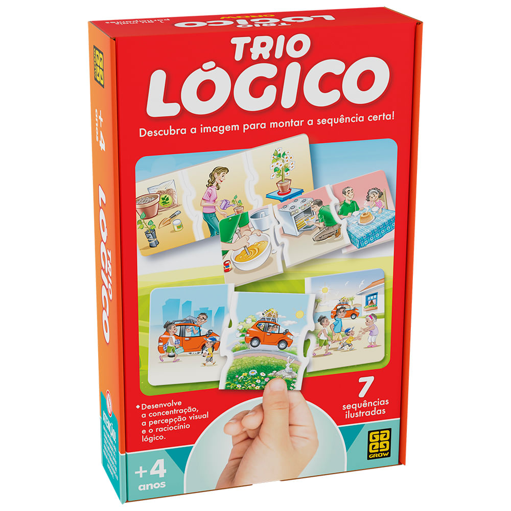 Jogo Trio Lógico - Loja Grow