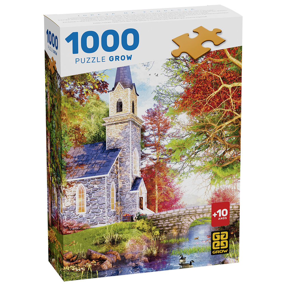 Puzzle 1000 peças Liga da Justiça - Loja Grow
