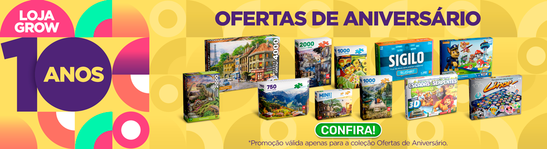 Loja Grow - Os Melhores Jogos e Quebra-Cabeças