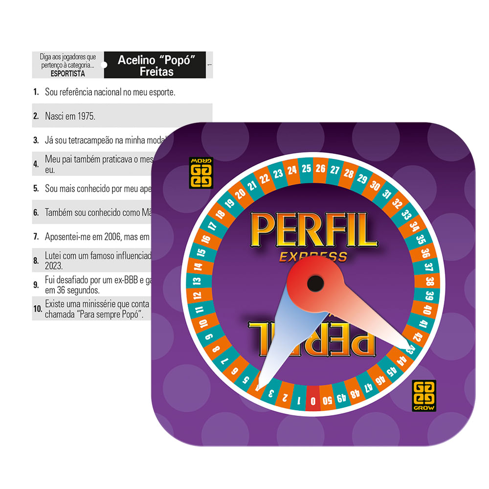 Jogo Perfil Express - Personalidades - Loja Grow
