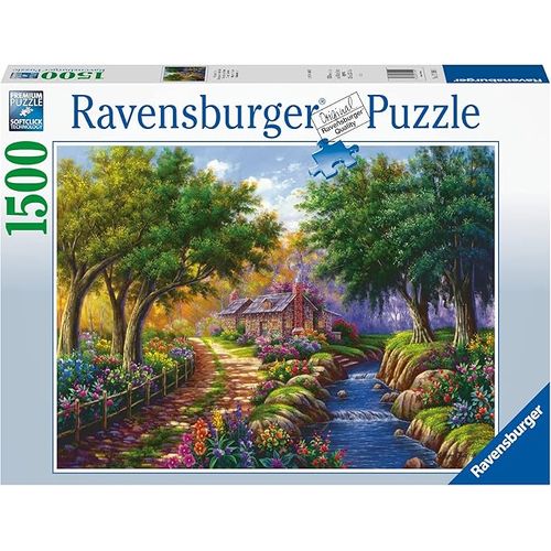 Puzzle-1500-pecas-Chale-No-Rio---Importado---Ravensburger