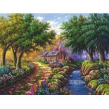 Puzzle-1500-pecas-Chale-No-Rio---Importado---Ravensburger-Mapa